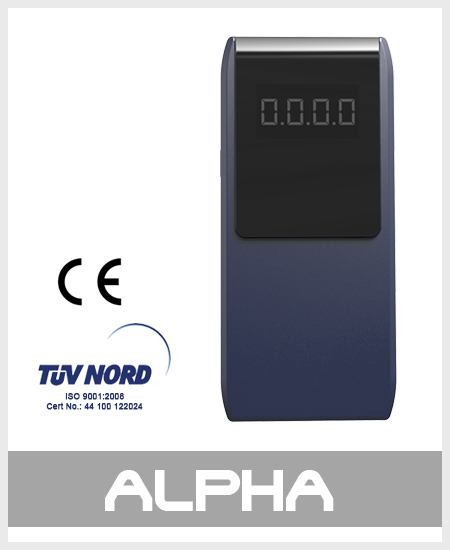 Alcohol tester breathalyzer Alpha